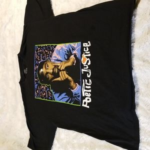 Tupac Poetic Justice Black Tshirt Size Large